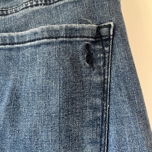 Measure and made blue jeans size 16 fit 2 - like new - Picture 2 of 6